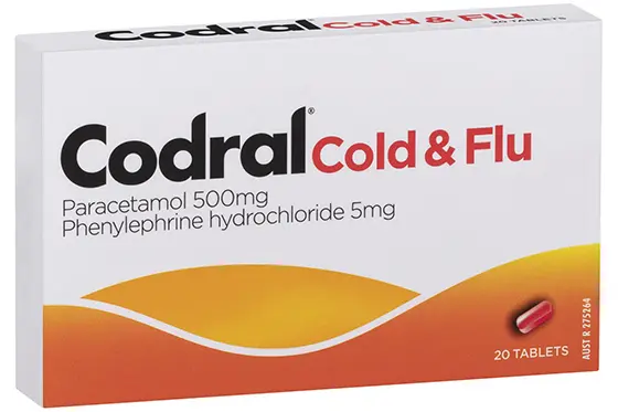 Online Prescription for Codral Cold and Flu