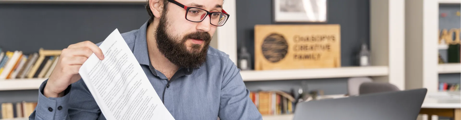 Professional Australian doctor providing telehealth consultation