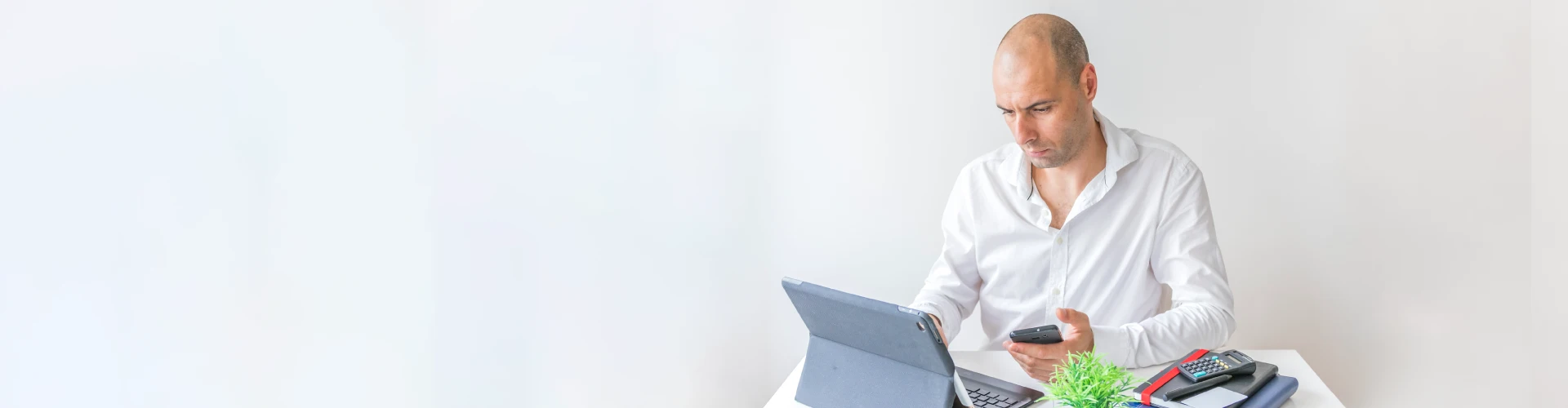 Professional Australian doctor providing telehealth consultation