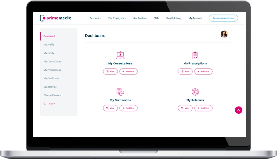 Prime Medic Application Features