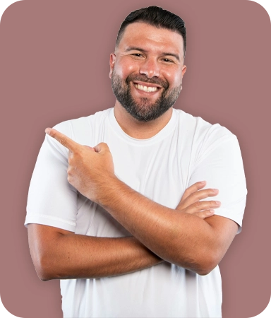 Person reviewing weight loss medication and healthy lifestyle options as part of a treatment plan.